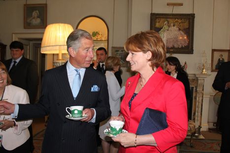 Principesa Margareta si Principele Charles mic