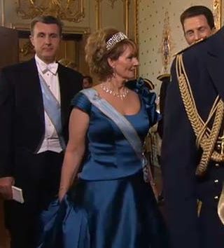 Crown Princess and Prince Radu of Romania with Prince Alois of Liechtenstein