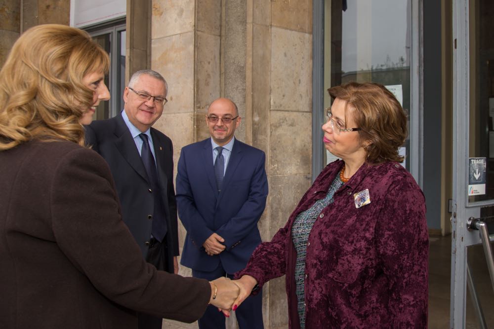 Principesa Maria a Romaniei la avanpremiera spectacolului de teatru radiofonic cu piesa Alegerea, scrisa de Regele Mihai I si Regina Ana in anul 1960, Radio Romania, 20 octombrie 2016