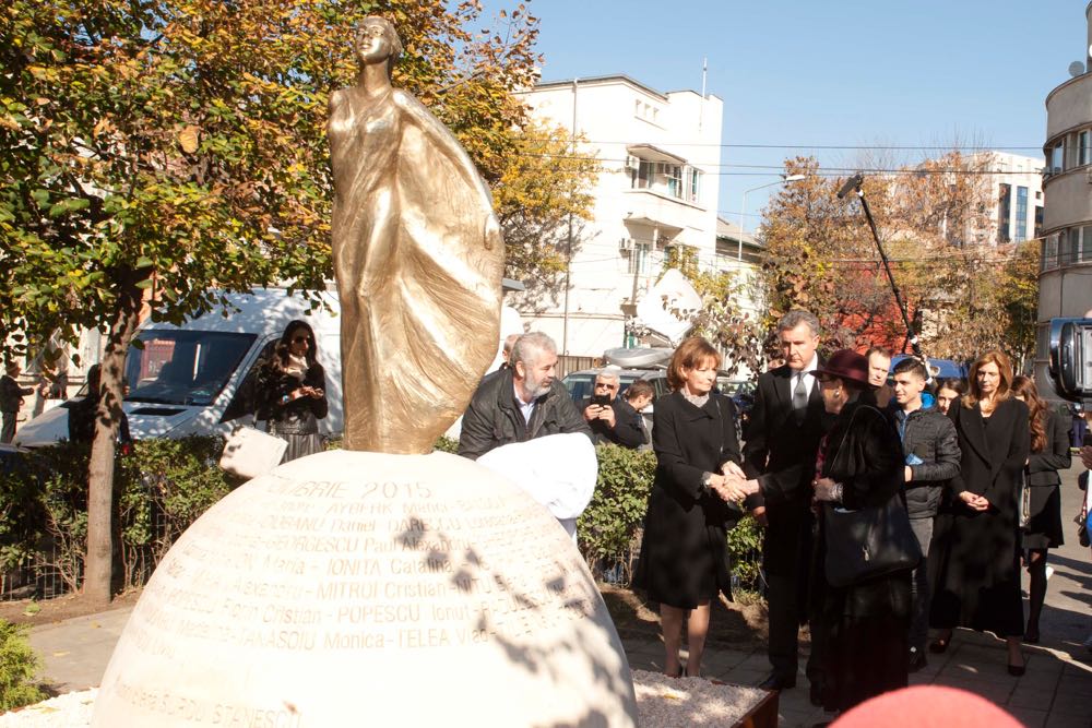Dezvelirea monumentului dedicat victimelor #Colectiv, Familia Regala, 30 octombrie 2016, foto Daniel Angelescu