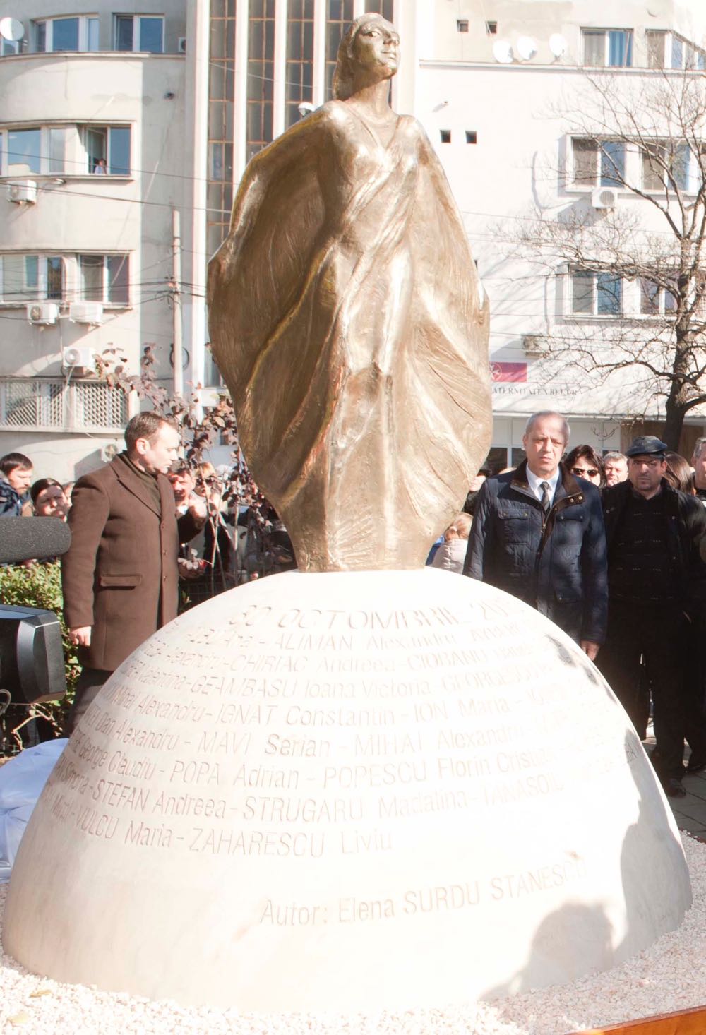 Dezvelirea monumentului dedicat victimelor #Colectiv, Familia Regala, 30 octombrie 2016, foto Daniel Angelescu