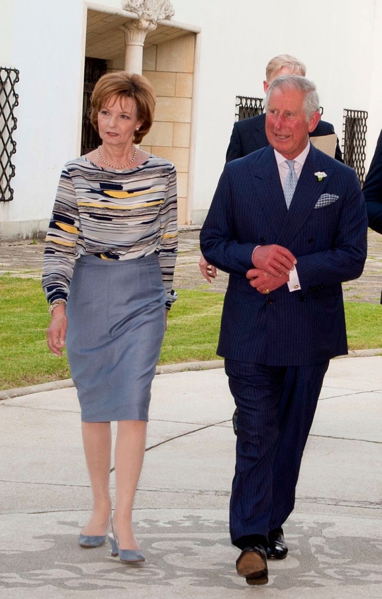 Principesa Mostenitoare si Principele de Wales la Palatul Elisabeta, mai 2016