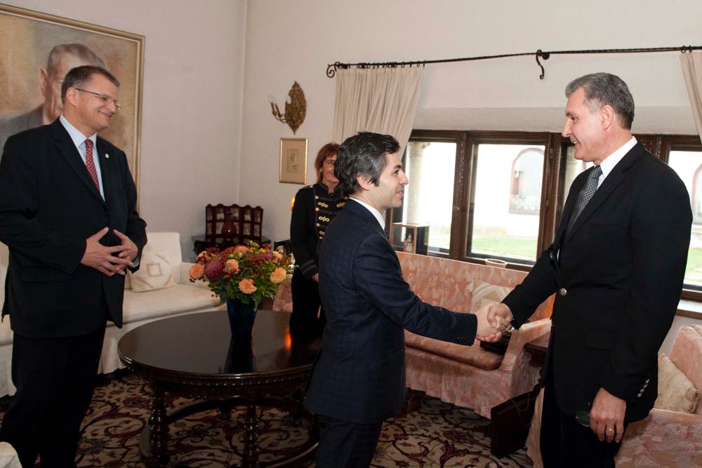 Delegatie Turcia la Palatul Elisabeta, Principele Radu, foto Daniel Angelescu