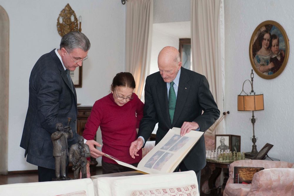 Regele Simeon II si Regina Margarita ai bulgarilor Palatul Elisabeta Bucuresti 30 noiembrie 2016 ©Daniel Angelescu