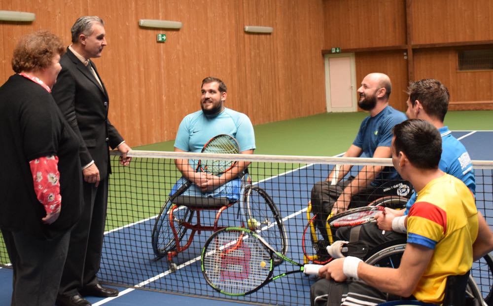 Principele Radu alaturi de sportivii paralimpici la Complexul Olimpic Izvorani, 12 noiembrie 2016