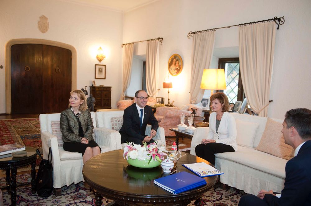 Directorul general Dacia-Renault la Palatul Elisabeta, Principesa Mostenitoare Margareta, foto Daniel Angelescu