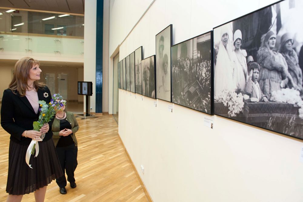 Principesa Maria la Biblioteca Nationala a Romaniei, expozitia Regele Mihai I, 25 noiembrie 2016, foto Daniel Angelescu