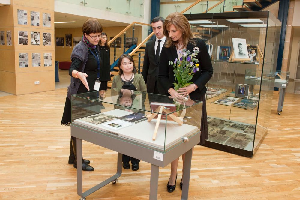 Principesa Maria la Biblioteca Nationala a Romaniei, expozitia Regele Mihai I, 25 noiembrie 2016, foto Daniel Angelescu