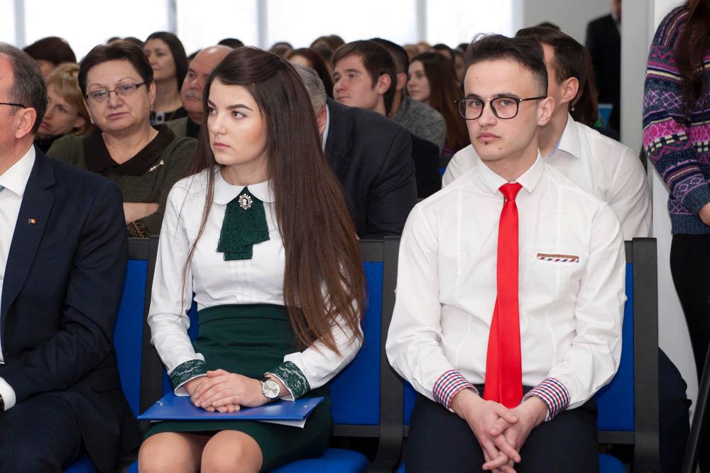 Bursele Regele Ferdinand si Regina Maria la Universitatea Academiei de Stiinte a Moldovei, 12 decembrie 2016 ©Daniel Angelescu