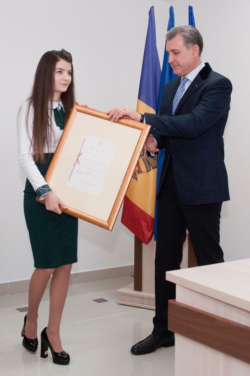 Bursele Regele Ferdinand si Regina Maria la Universitatea Academiei de Stiinte a Moldovei, 12 decembrie 2016 ©Daniel Angelescu