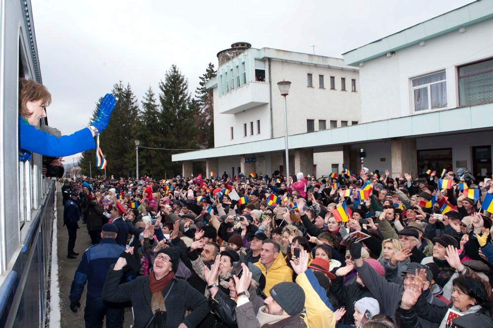 Primirea Familiei Regale în Gara Fagaras, 1 decembrie 2016 ©Daniel Angelescu