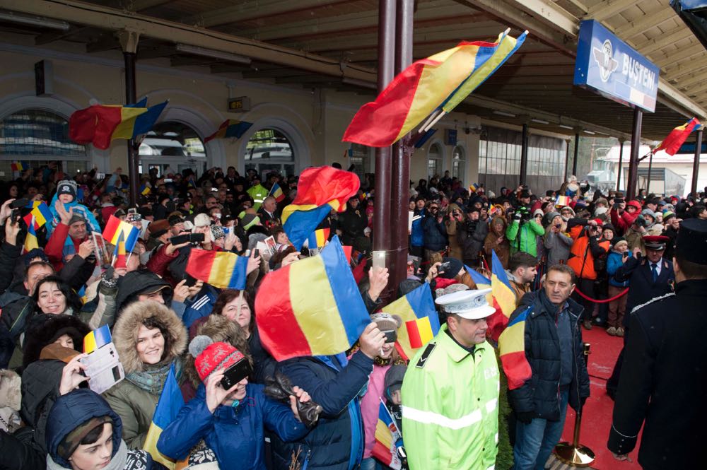 Sosirea Familiei Regale la Gara Bușteni, 1 decembrie 2016 ©Daniel Angelescu