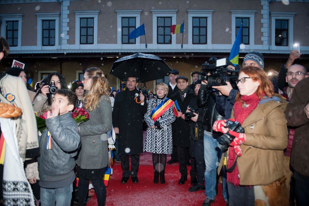 Primirea Familiei Regale în Gara Sibiu, 1 decembrie 2016 ©Daniel Angelescu