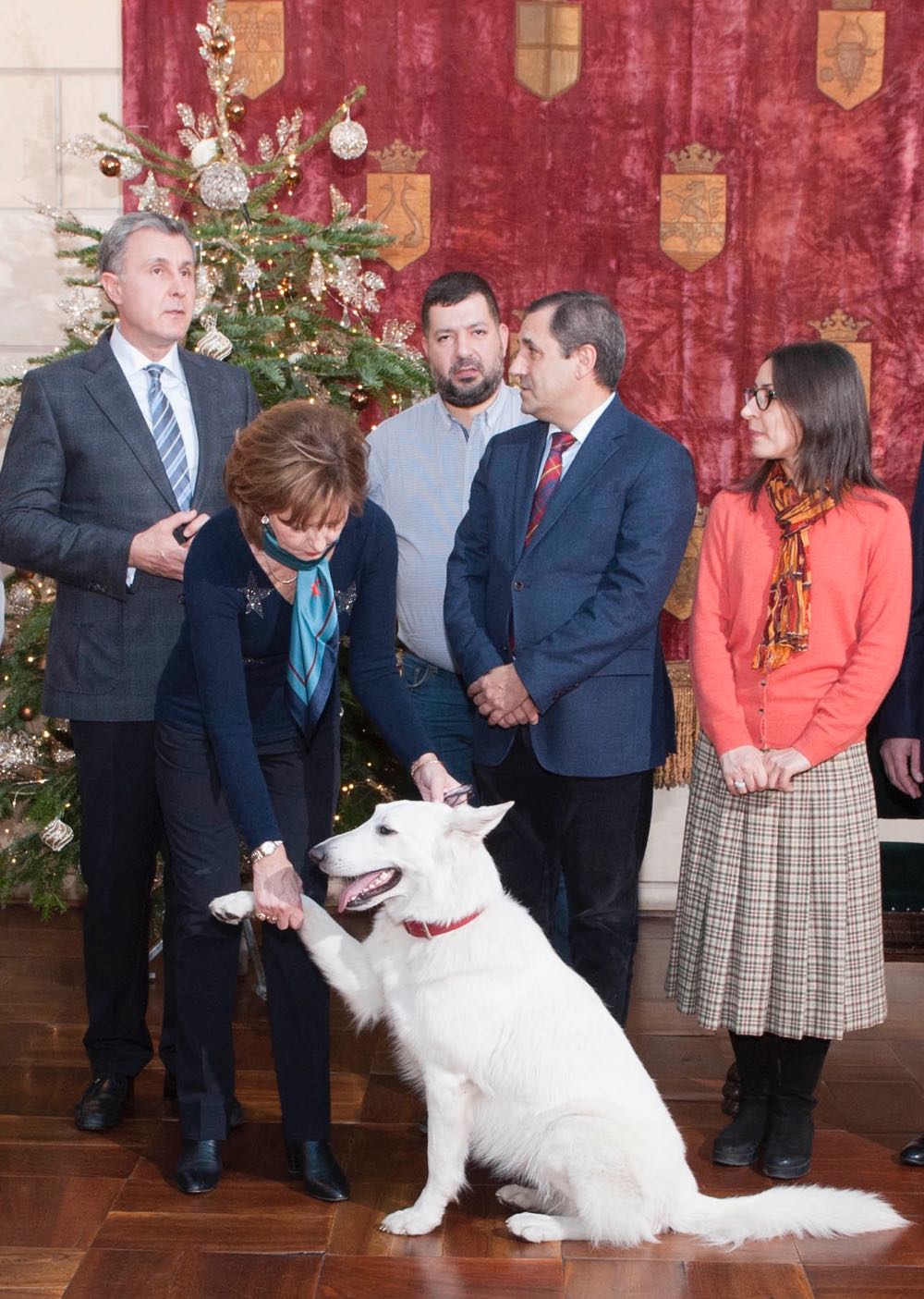 Familia Regala a oferit cadouri de Craciun angajatilor Casei Majestatii Sale care lucreaza la Palatul Elisabeta decembrie 2016 ©Daniel Angelescu