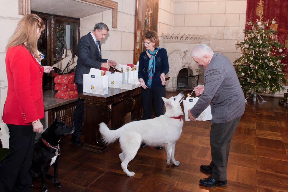 Familia Regala a oferit cadouri de Craciun angajatilor Casei Majestatii Sale care lucreaza la Palatul Elisabeta decembrie 2016 ©Daniel Angelescu