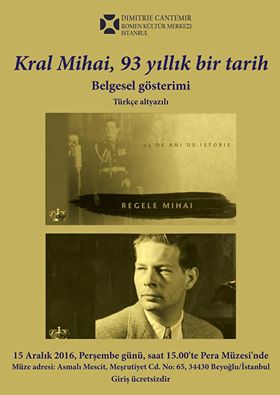 Istanbul, omagiu Regelui Mihai I