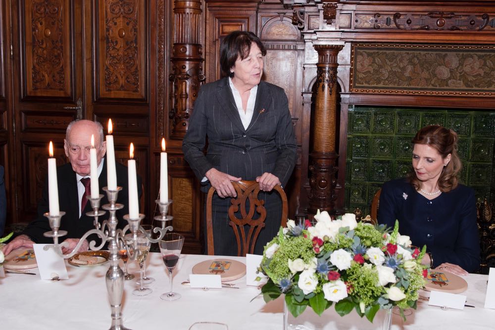 Pranz la Castelul Peles în onoarea Academiei Romane si a Academiei franceze de Stiinte, 30 ianuarie 2017, foto Daniel Angelescu ©Casa Majestatii Sale Regelui