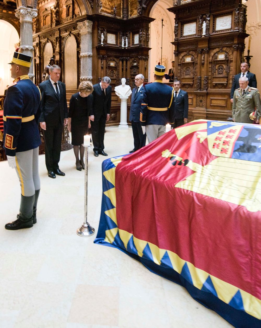 Ceremonie funerara la Castelul Regal Peles, 9 si 10 august 2016