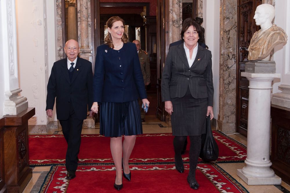 Pranz la Castelul Peles în onoarea Academiei Romane si a Academiei franceze de Stiinte, 30 ianuarie 2017, foto Daniel Angelescu ©Casa Majestatii Sale Regelui