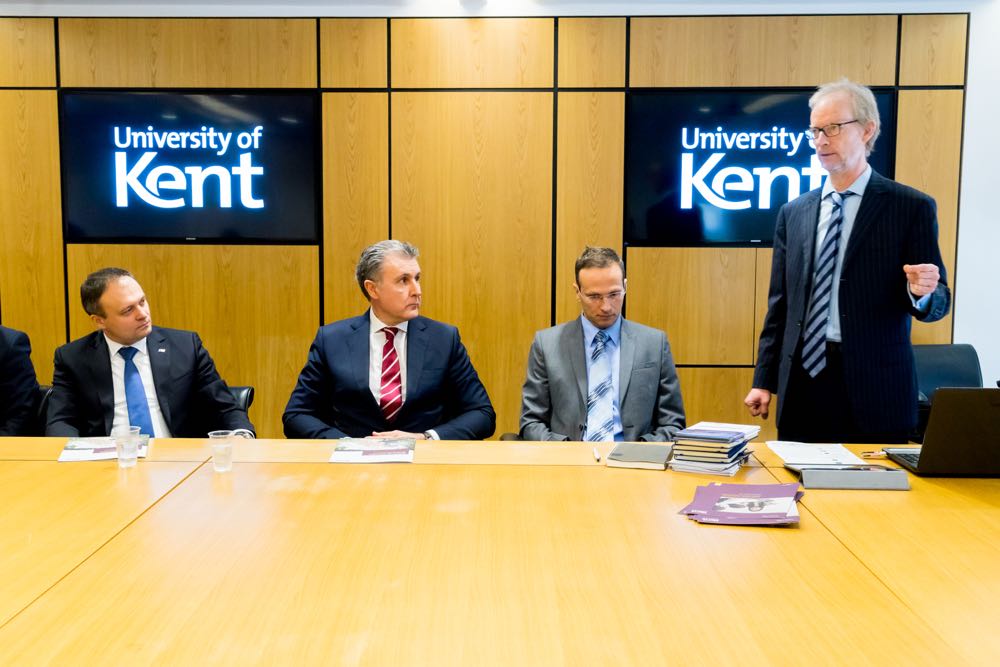 Vizita Principelui Radu la Universitatea Kent din Canterbury, 6 februarie 2017