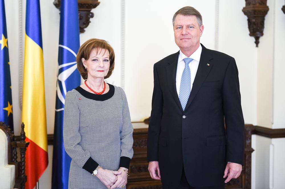 Presedintele Klaus Werner Iohannis si Principesa Mostenitoare Margareta, Palatul Cotroceni, 23martie2017 ©Dragos Asaftei