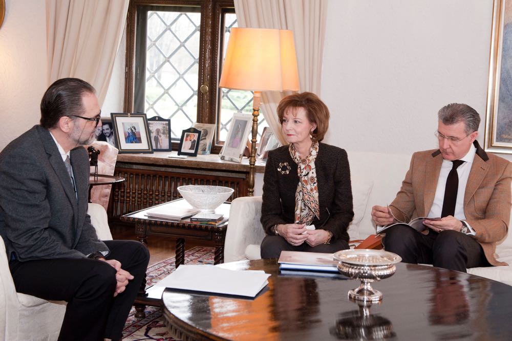 Principesa Mostenitoare, Principele Radu, Mihai Constantinescu, managerul general al Festivalului Internationa George Enescu, 14 martie 2017, Palatul Elisabeta ©Daniel Angelescu