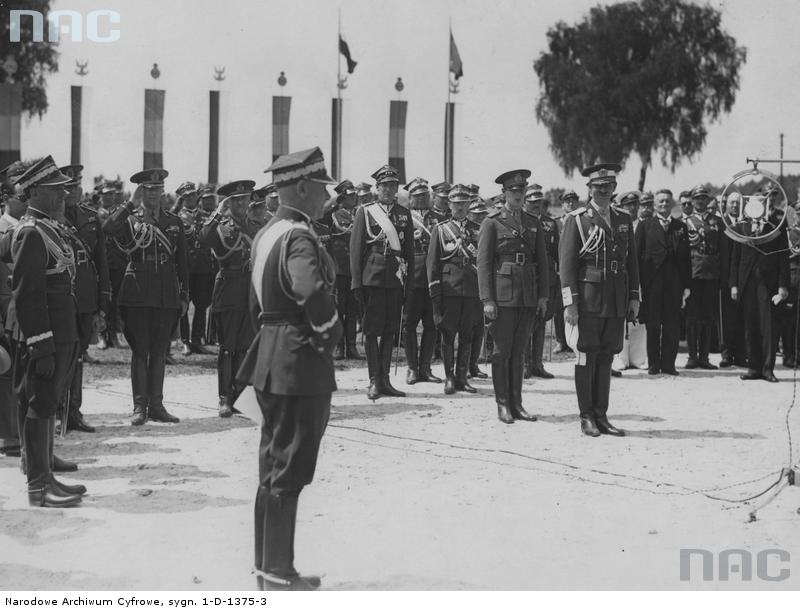 King Carol II of Romania visits the 57 Infantry Regiment of Poland 28 June 1938 ©Narodowe Archiwum Cyfrowe