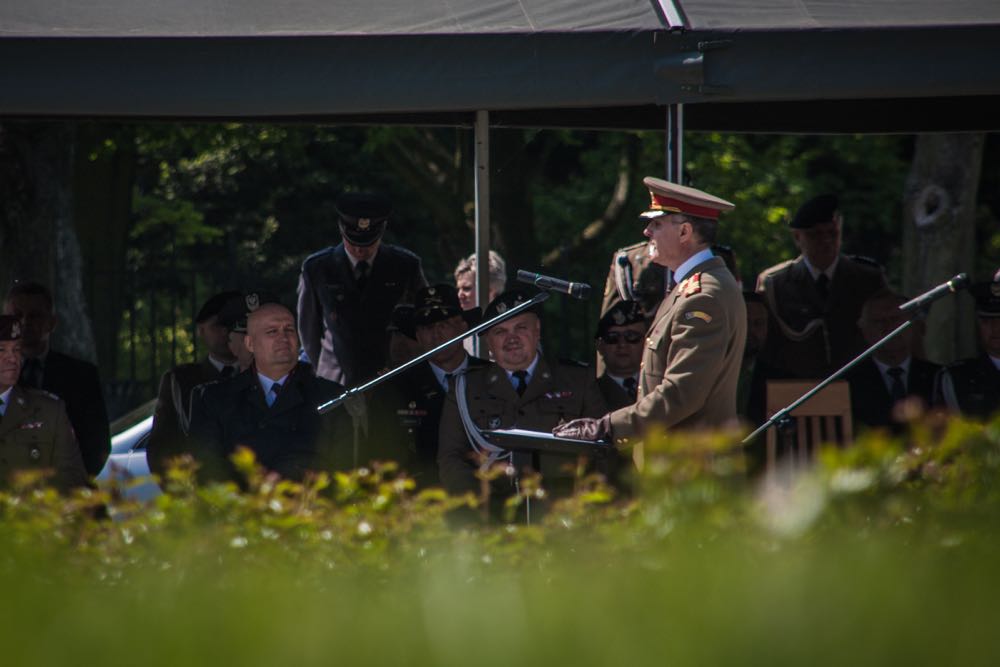 Principele Radu, Brigada 17 Mecanizata Poznan, ceremonia noului drapel de lupta al Batalionului Logistic Regele Carol II al Romaniei, patronajul regal al Principesei Mostenitoare Margareta acordat Brigazii, 11 mai 2017 ©Brigada 17 Mecanizata Poznan