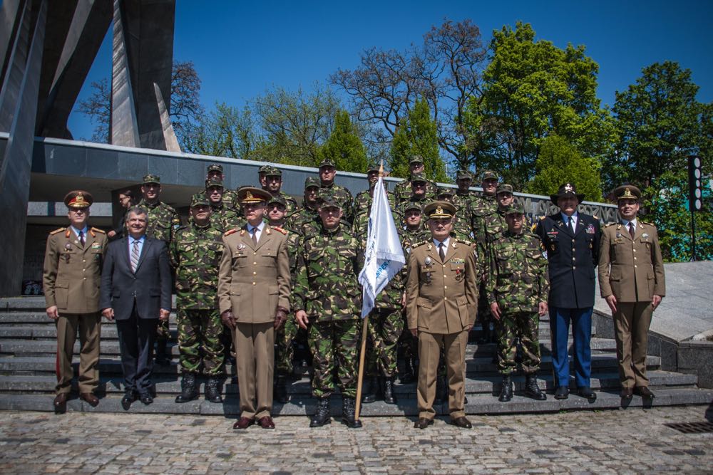 Principele Radu, Brigada 17 Mecanizata Poznan, ceremonia noului drapel de lupta al Batalionului Logistic Regele Carol II al Romaniei, patronajul regal al Principesei Mostenitoare Margareta acordat Brigazii, 11 mai 2017 ©Brigada 17 Mecanizata Poznan