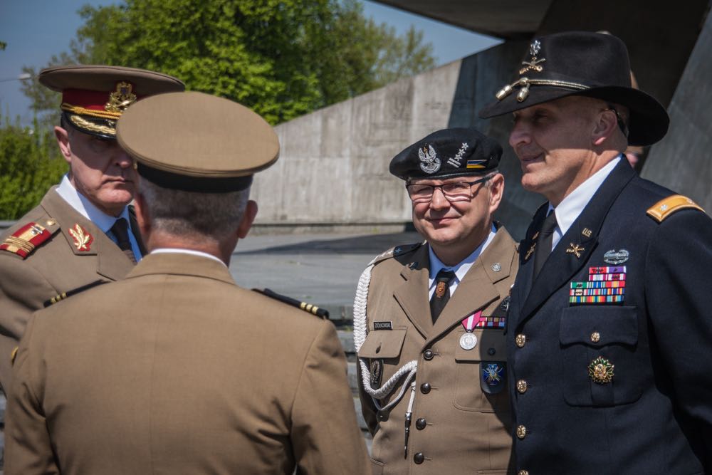 Principele Radu, Brigada 17 Mecanizata Poznan, ceremonia noului drapel de lupta al Batalionului Logistic Regele Carol II al Romaniei, patronajul regal al Principesei Mostenitoare Margareta acordat Brigazii, 11 mai 2017 ©Brigada 17 Mecanizata Poznan