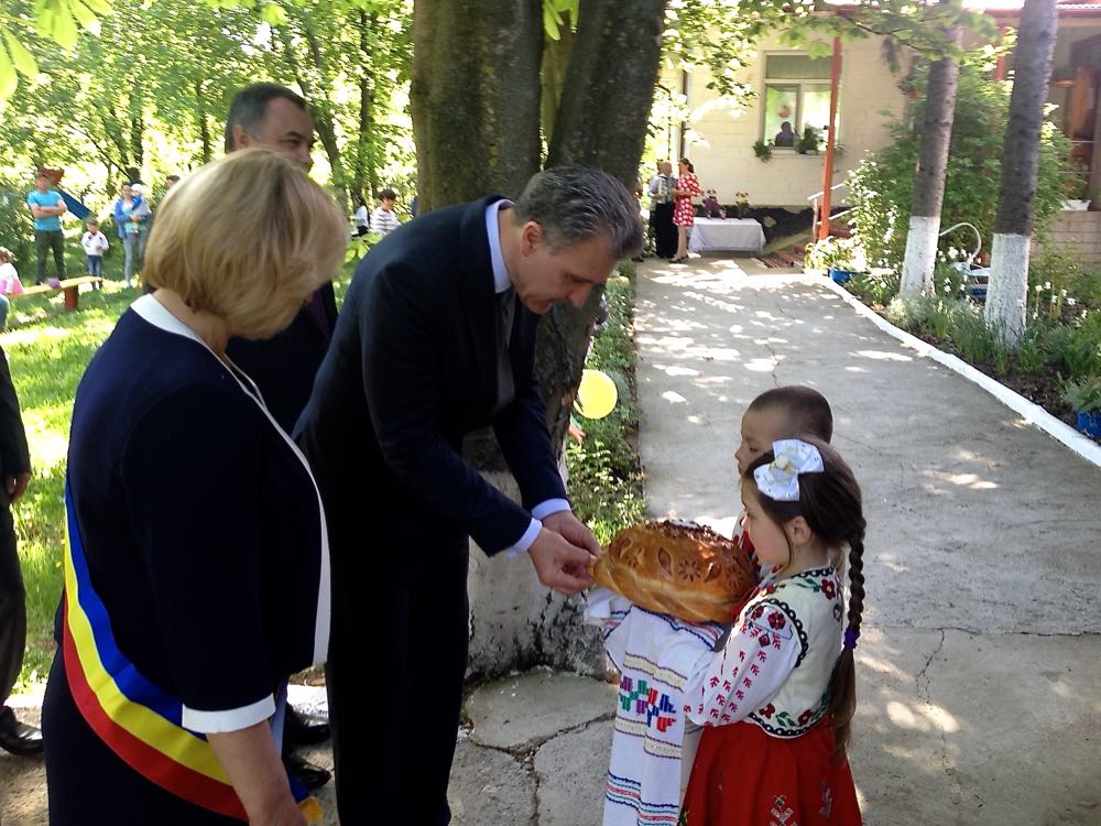 Vizita Principelui Radu in comuna Ocolina din raionul Soroca, 6 mai 2017