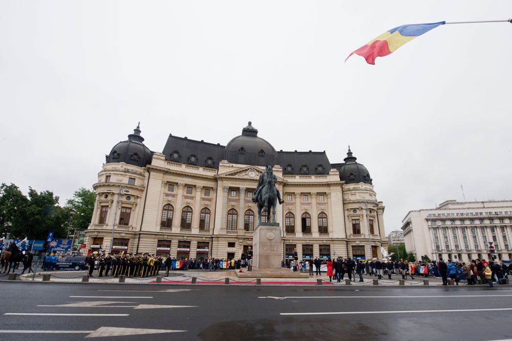 Familia Regala la statuia Regelui Carol I, 10 Mai 2017 ©Daniel Angelescu