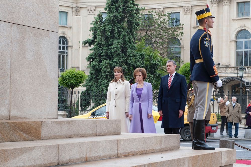 Familia Regala la statuia Regelui Carol I, 10 Mai 2017 ©Daniel Angelescu