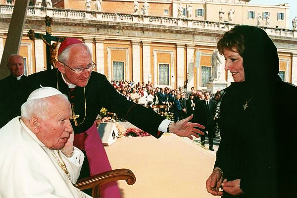 Principesa Mostenitoare Margareta Papa Ioan Paul al II-lea Vatican Domenica delle Palme 2003