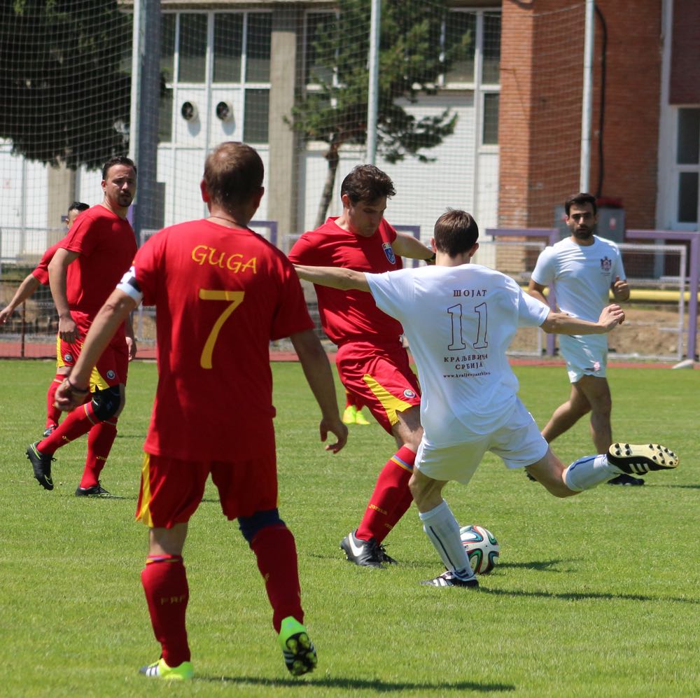 Meciul amical de fotbal Romania Regala vs Serbia Regala, 5-2, stadionul Stiinta Timisoara, Principele Radu, 11 iunie 2017 ©Lucian Radulescu