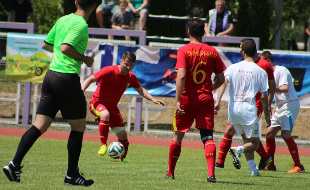 Meciul amical de fotbal Romania Regala vs Serbia Regala, 5-2, stadionul Stiinta Timisoara, Principele Radu, 11 iunie 2017 ©Lucian Radulescu