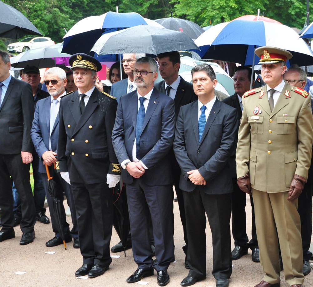 Ceremonia de omagiere a soldatilor romani ingropati la Soultzmatt in Primul Razboi Mondial, Principele Radu, 3 iunie 2017