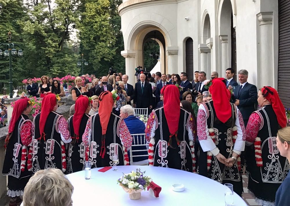 Principesa Mostenitoare Margareta si Principele Radu la receptia de la Palatul Vrana din Sofia, 16 iunie 2017