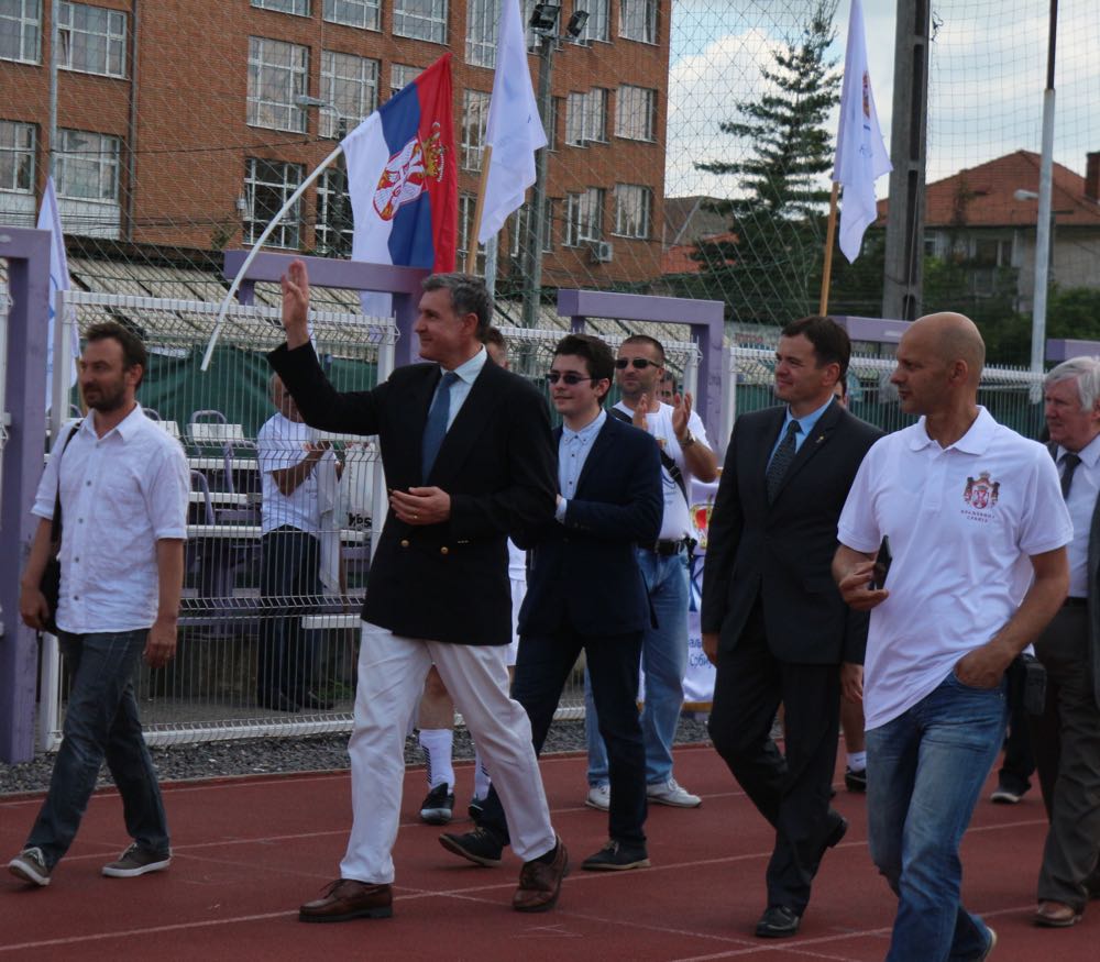Meciul amical de fotbal Romania Regala vs Serbia Regala, 5-2, stadionul Stiinta Timisoara, Principele Radu, 11 iunie 2017 ©Lucian Radulescu