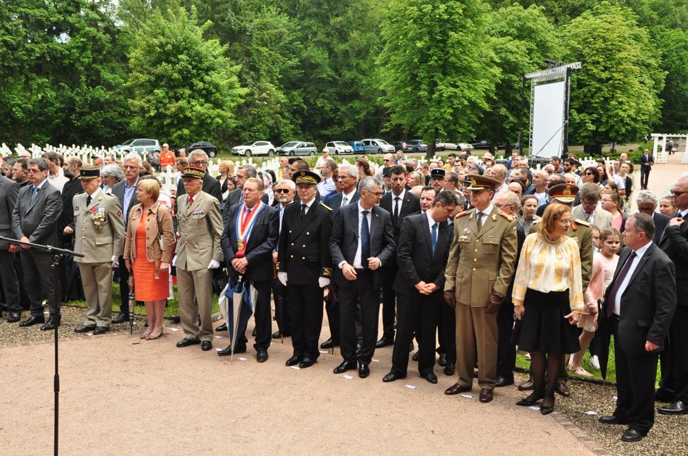 Ceremonia de omagiere a soldatilor romani ingropati la Soultzmatt in Primul Razboi Mondial, Principele Radu, 3 iunie 2017