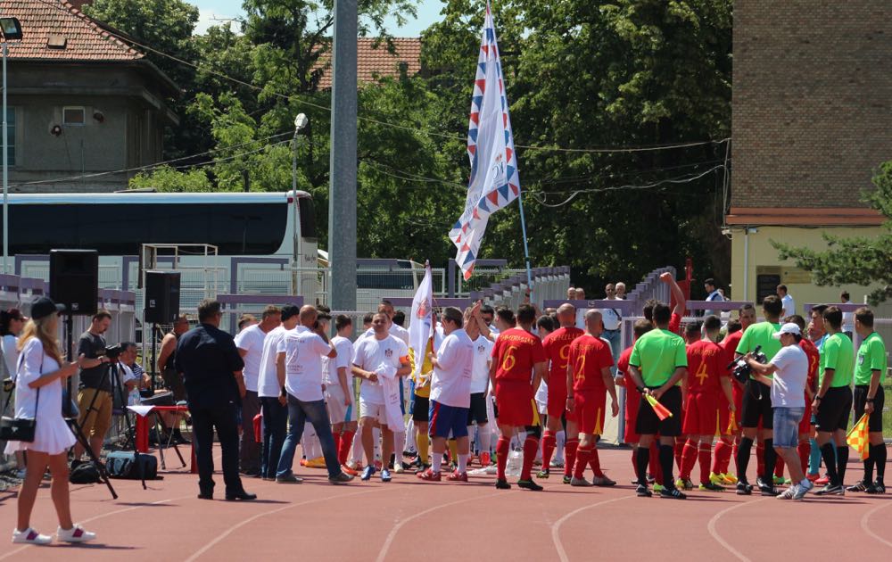 Meciul amical de fotbal Romania Regala vs Serbia Regala, 5-2, stadionul Stiinta Timisoara, Principele Radu, 11 iunie 2017 ©Lucian Radulescu