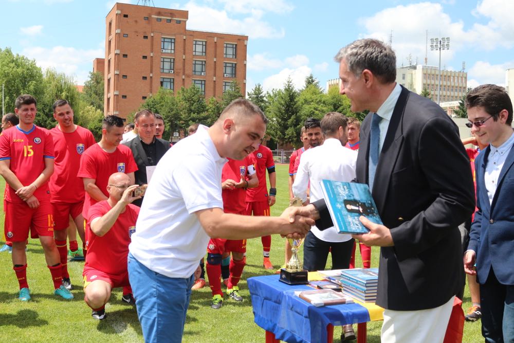 Meciul amical de fotbal Romania Regala vs Serbia Regala, 5-2, stadionul Stiinta Timisoara, Principele Radu, 11 iunie 2017 ©Lucian Radulescu