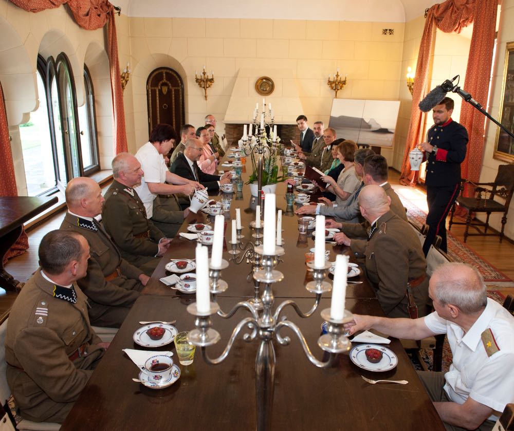 Principesa Mostenitoare Margareta, delegatie militara poloneza, Palatul Elisabeta, Batalionul Logistic Regele Carol II al Romaniei, 19 iunie 2017 ©Daniel Angelescu