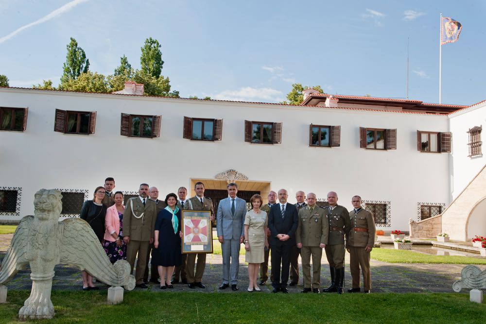 Principesa Mostenitoare Margareta, delegatie militara poloneza, Palatul Elisabeta, Batalionul Logistic Regele Carol II al Romaniei, 19 iunie 2017 ©Daniel Angelescu