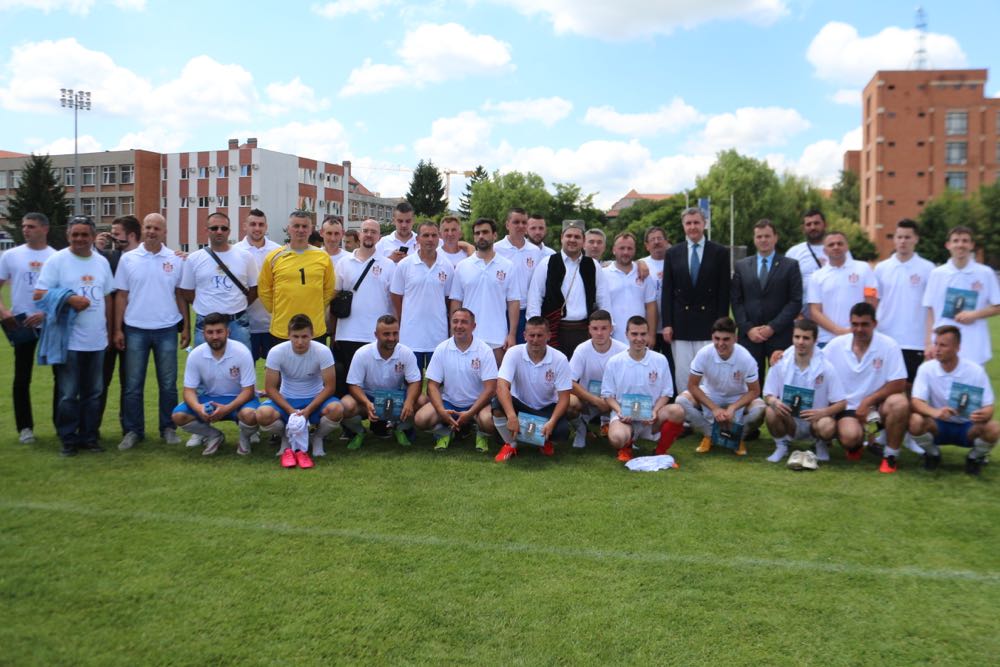 Meciul amical de fotbal Romania Regala vs Serbia Regala, 5-2, stadionul Stiinta Timisoara, Principele Radu, 11 iunie 2017 ©Lucian Radulescu