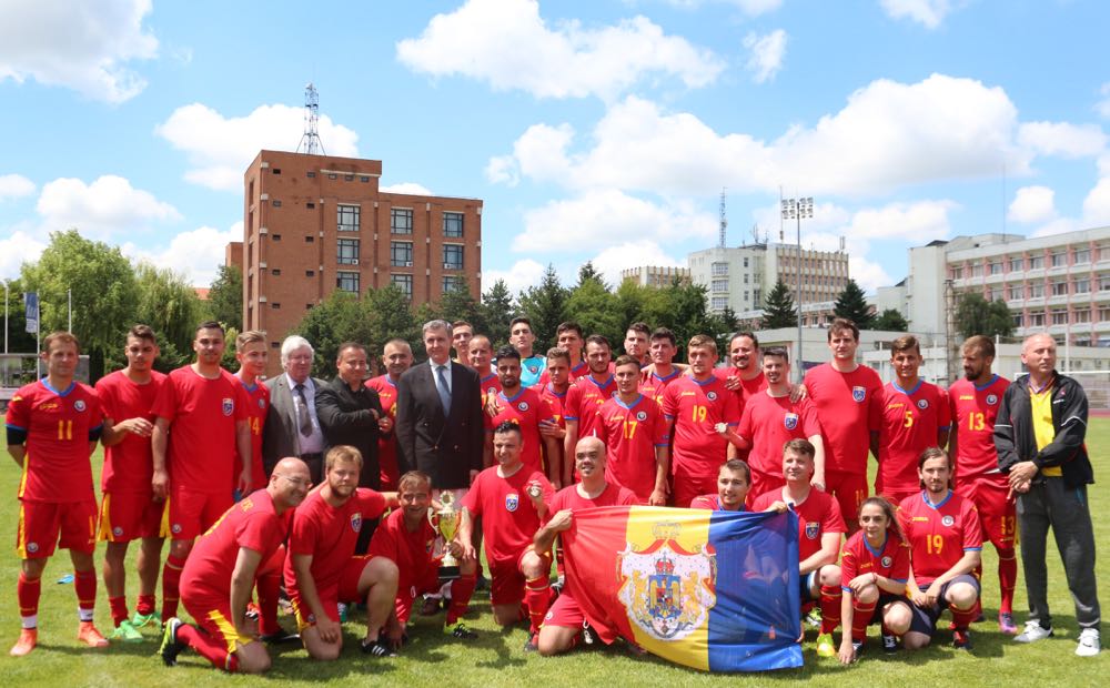 Meciul amical de fotbal Romania Regala vs Serbia Regala, 5-2, stadionul Stiinta Timisoara, Principele Radu, 11 iunie 2017 ©Lucian Radulescu