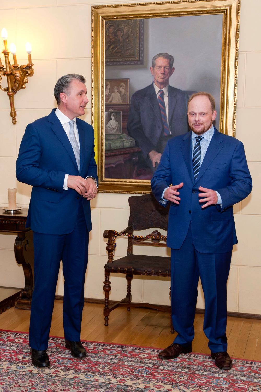 Principesa Mostenitoare Margareta, Principele Radu, ambasadorul Canadei, Palatul Elisabeta, 21 iunie 2017 ©Daniel Angelescu