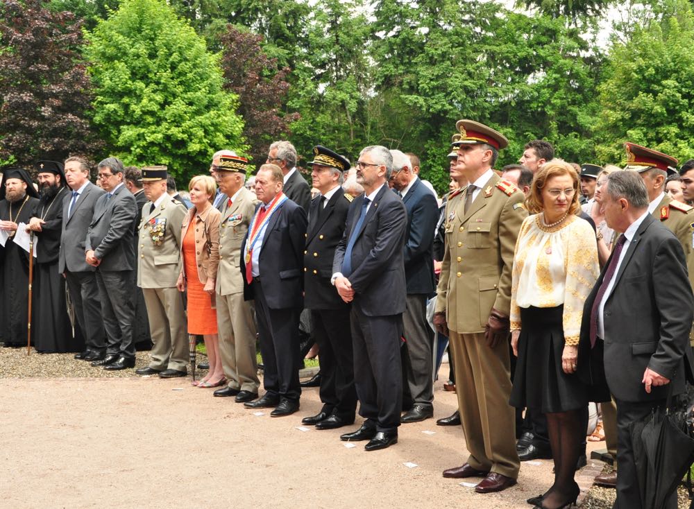 Ceremonia de omagiere a soldatilor romani ingropati la Soultzmatt in Primul Razboi Mondial, Principele Radu, 3 iunie 2017