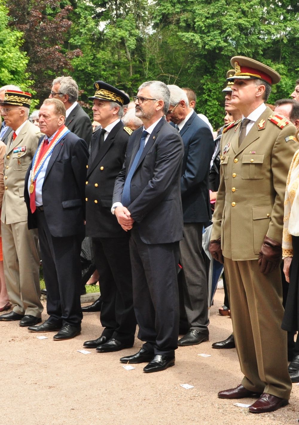 Ceremonia de omagiere a soldatilor romani ingropati la Soultzmatt in Primul Razboi Mondial, Principele Radu, 3 iunie 2017