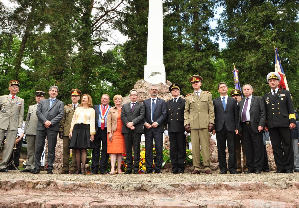 Ceremonia de omagiere a soldatilor romani ingropati la Soultzmatt in Primul Razboi Mondial, Principele Radu, 3 iunie 2017